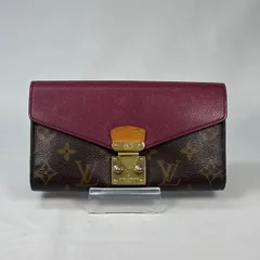 ルイヴィトン モノグラム ポルトフォイユ パラス レッド 長財布