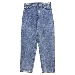 Levi's USA製 80年代 オレンジタブ ケミカルウォッシュ テーパード デニムパンツ 36 ブルー コットン ジッパーフライ 40550-0209のサムネイル