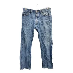 Wrangler デニムパンツ W36 ラングラー レギュラーフィット ビッグサイズ ブルー コットン メキシコ製 古着卸 アメリカ仕入 2502-25