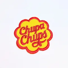 再入荷！送料無料！ ★刺繍アイロンワッペン★【 Chupa Chups（ チュッパチャプス ）】【S】 〚アメリカン雑貨 アメトイ〛