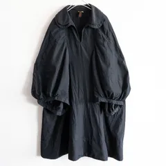 【美品】COMME des GARCONS 【二重丸襟 バルーンスリーブ ワンピース】XS 製品染め ブラック コムデギャルソン 2305173のサムネイル