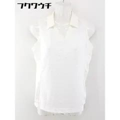 ◇ NIKE GOLF ナイキゴルフ ノースリーブ ポロシャツ サイズM アイボリー系 ホワイト レディース  【1107010004239】