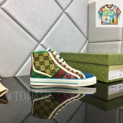 GUCCI グッチ クラシック ダブル G キャンバス シューズ01-GK64