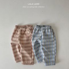 韓国子供服 LALALAND リノチェックパンツ 80cm 90cm 新品未使用