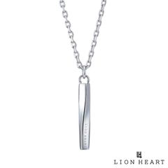 ライオンハート LH-1 ツイストロッド ネックレス ブラックライン サージカルステンレス316L 金属アレルギー対応 メンズ ブランド LION HEART