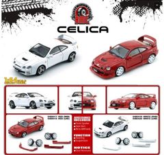 新品 BM CREATIONS 1/64 トヨタ セリカ GT-Four レッド LHD 完成品ダイキャストミニカー 64B0418 [佐川急便]