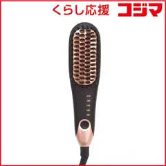 【 新品 未開封 】   AGETUYA ポータブルミニブラシアイロン 210℃ 海外対応 交流(コード)式 ブラック QS-17108 未使用 送料無料