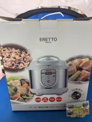ERETTO mono 電気圧力鍋 3L 美品 タマハシ 電気圧力鍋 3L ERETTO mono レシピ付き （ 圧力鍋 圧力