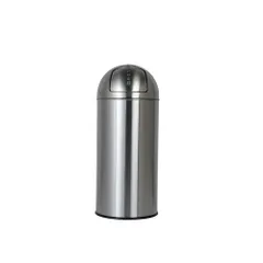 ダルトン(Dulton) ダスト ビン サテン フィニッシュ 25L ステンレス ふた付きゴミ箱 K555-425-25のサムネイル