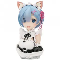 Re:ゼロから始める異世界生活 一番くじ ラストワン ねこ耳レム 猫耳フード＆キャミソール姿がかわいすぎ！「一番くじ リゼロ