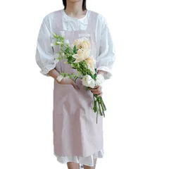 新品 Ifukens エプロン レディース 被るだけ おしゃれ 北欧エプロン 可愛い 大人用 エプロン 無地 保育士エプロン h型ロング エプロン 大きいサイズオシャレエプロン 御洒落 ワンピースタイプアフタヌーンティー カフェエプロン