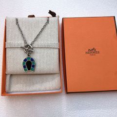 HERMES ヘリオス ホースシュー ネックレスRR195