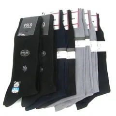 ポロ/Trojan 靴下 8点セット 未使用 クルーソックス 27-29cm 大きいサイズ まとめて 大量 メンズ