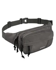 【迅速発送】WATERFLY ウエストポーチ ウエストバッグ メンズ 大容量: レディース 仕事用 軽量 多機能 斜めがけ 多ポケット 撥水加工 ペットボトル収納可 男女兼用 2way iPhone 15 Plus/Pro Max対応 アウトドア 登山 散歩