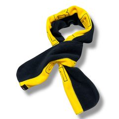 Supreme 18AW Polartec Logo Scarf ポーラテックロゴスカーフ マフラー シュプリーム イエロー/ネイビー 87603A8