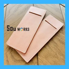 革細工　レザークラフト　ハンドメイド　ペンケース