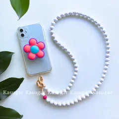 ROSELIT☆1本タイプ☆木製 ウッドビーズ スマホ ショルダー ストラップ バッグチェーン 携帯ショルダー 斜め掛け 木のビーズストラップ キーホルダー 天然木 製 ウォレットチェーン キーチェーン メガネストラップ 帽子クリップ KASUGAR