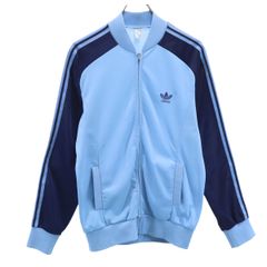 adidas atpトラックジャケット ライトブルー - メルカリ