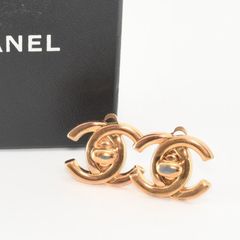 CHANEL　シャネル　ココマーク　ターンロック　97P　イヤリング　ゴールド　レディース
