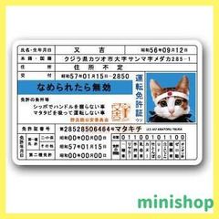 安い免許証 なめ猫の通販商品を比較 | ショッピング情報のオークファン