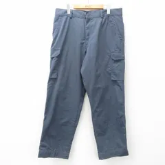 W37/古着 ドッカーズ カーゴ パンツ メンズ コットン 紺 ネイビー 25mar11 中古 ボトムス ロング