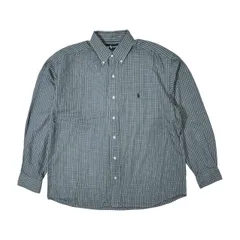 90s RALPH LAUREN ラルフローレン BLAKE ブレイク オーバーサイズ BD 長袖シャツ L /アクティ21/ビンテージ