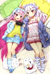 【中古】同人生活用品・バッグ・神社関連 【バーチャルYouTuber】もふもふ特大ブランケット(なつめえり) C99/いちごさいずのサムネイル