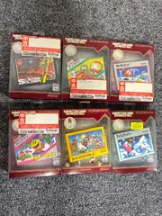 Nintendo 任天堂　ファミコンミニ ゲームボーイアドバンス ソフト まとめ スターソルジャー ディグダグ クルクルランド パックマン スーパーマリオブラザーズ アイスクライマー 箱 説明書
