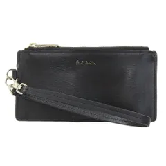 超美品 箱付 ポールスミス Paul smith 2022年商品 BPW480S レザー コンパクト カード コイン ケース 財布 定期 メンズ ビジネス 数回使用程