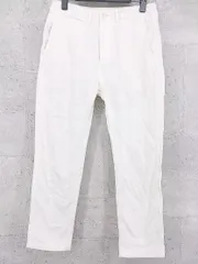 ◇ URBAN RESEARCH DOORS アーバンリサーチ ドアーズ 九分丈 アンクル パンツ 36 ホワイト #  【1002800154227】