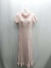 ◇ ⊇ apres jour アプレジュール 半袖 ロング丈 ワンピース サイズF ピンク系 レディース E  【1408220049561】