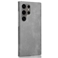 Galaxy S24 Ultra ケース SC-52E SCG26 レザー ハード ケース 【Color】グレー