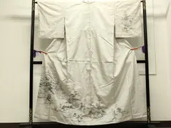 未使用品【本場大島紬】作家物 正絹 辻が花 絞り染 訪問着s281