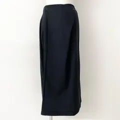 34d22 Y's ワイズ ヨウジヤマモト ロングスカート タックスカート YC-T77-062 3 ブラック コットン100％ レディース 日本製のサムネイル