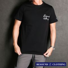 【RESOUND CLOTHING 】 ICON BASIC TEE - BLACK / クルーネック Tシャツ / RC32-T-001【メンズ】【送料無料】