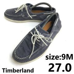 Timberland ネイビー デッキシューズ 27.5cm - メルカリ