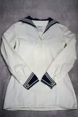 ⊞ドイツ軍＊海軍＊水兵/セーラースカーフ（実物） ドイツ海軍 NAVY ホワイト セーラー USED G30U= – L.A.BOY