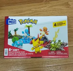 MEGA BLOCKS ポケモン ピース数130 メガブロック ピカチュウ ゼニガメ ヒトカゲ フシギダネ ポケモン4種セットメガブロック