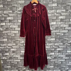 【used items】　レディース　ワンピース　ロング　長袖　レッド　Mサイズ