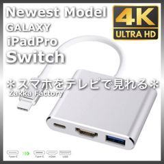 TypeC HDMI 変換アダプター ケーブル＊ Switch スイッチ タイプC スマホ MacBook GALAXY iPadPro iPhone16 iPhone15 プロ アイパッドプロ ゲーム パソコン テレビ モニター プロジェクター USB 接続