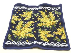 ちゃみ【新品未使用】FEILERタオルハンカチ 2枚セット ミモザソラーレ FEILER フェイラー タオル ハンカチ ドクターイエロー ミモザ 2