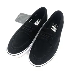 VANS バンズ V196CF CN 23.5 美品 VANS バンズ スニーカー LOAFER BLACK V196CF CN ファッジ