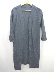 ◇ ⊃ AIMOHA アイモハ シンプル系 長袖 カーディガン サイズＬ ネイビー系 メンズ E  【1507250008453】