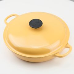 ル クルーゼ ビュッフェキャセロール 26cm サフランイエロー（廃盤色） ル クルーゼ ビュッフェキャセロール 26cm 廃盤色 サフランイエロー