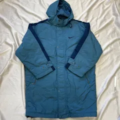 NIKE ナイキ　ベンチコート　中綿コート　フルジップ　Mサイズ　青