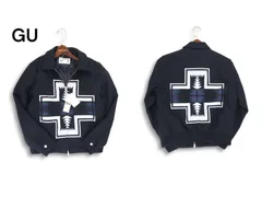 【新品 未使用】 GU × KIM JONES ジーユー × キムジョーンズ コラボ★ 秋冬 中綿 ナバホ ブルゾン ジャケット Sz.S メンズ