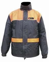 【新品・14営業日以内発送】ケイワーク 4939645447146 ライフガードマグナムレインスーツ オレンジ/ブラック　LL 4939645447146【沖縄離島販売不可】のサムネイル