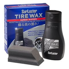 新品未使用 SurLuster シュアラスター S-139 TIRE WAX タイヤワックス 200ml 水性 乳液タイプ 専用スポンジ付き