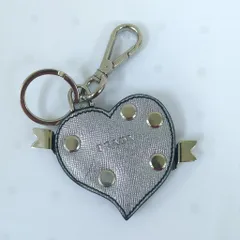 美品✨プラダ♡ハートチャームキーホルダー　ゴールド金具　ピンクサフィアーノレザー 楽天市場】PRADA プラダ リボン付きハートキーリングフック