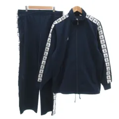 ルコックスポルティフ le coq sportif ジャージ セットアップ ジャケット パンツ ライン ロゴ L 紺 ネイビー /JSのサムネイル